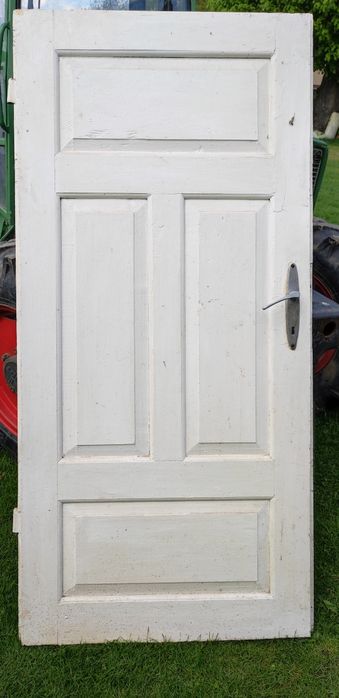 Drzwi wewnętrzne drewniane lata 70 - do renowacji