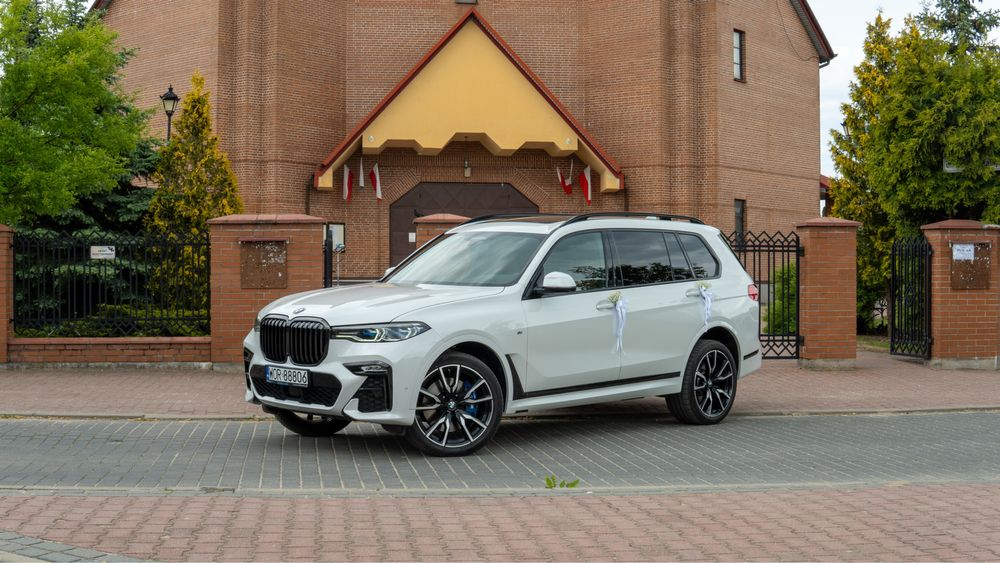 Auto do ślubu BMW x7