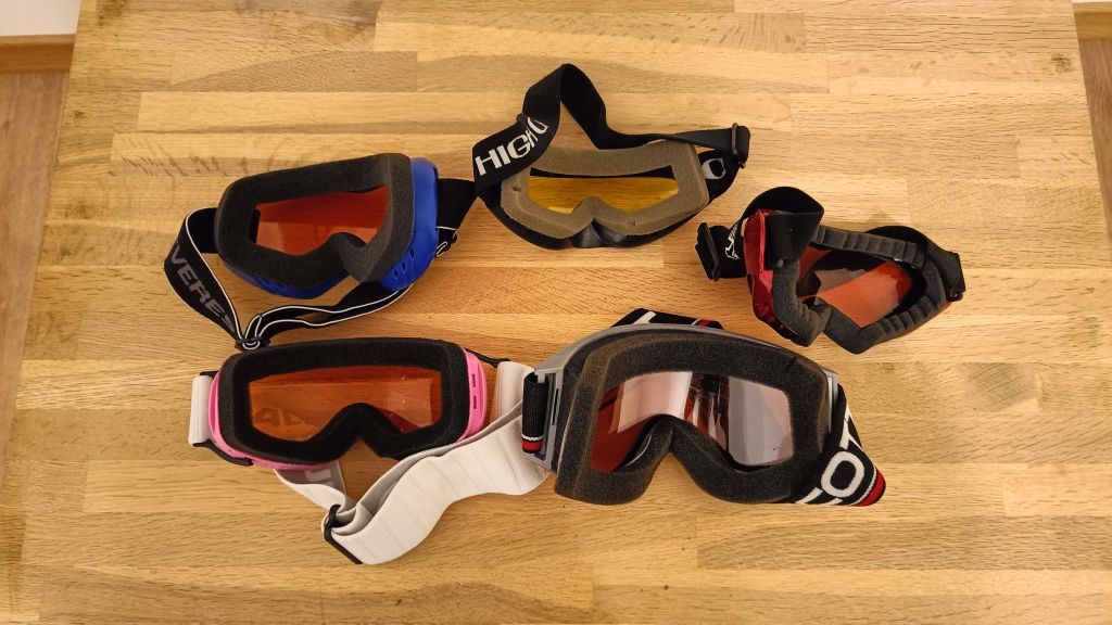 Okulary narciarskie 5 sztuk zestaw Scott Alpina