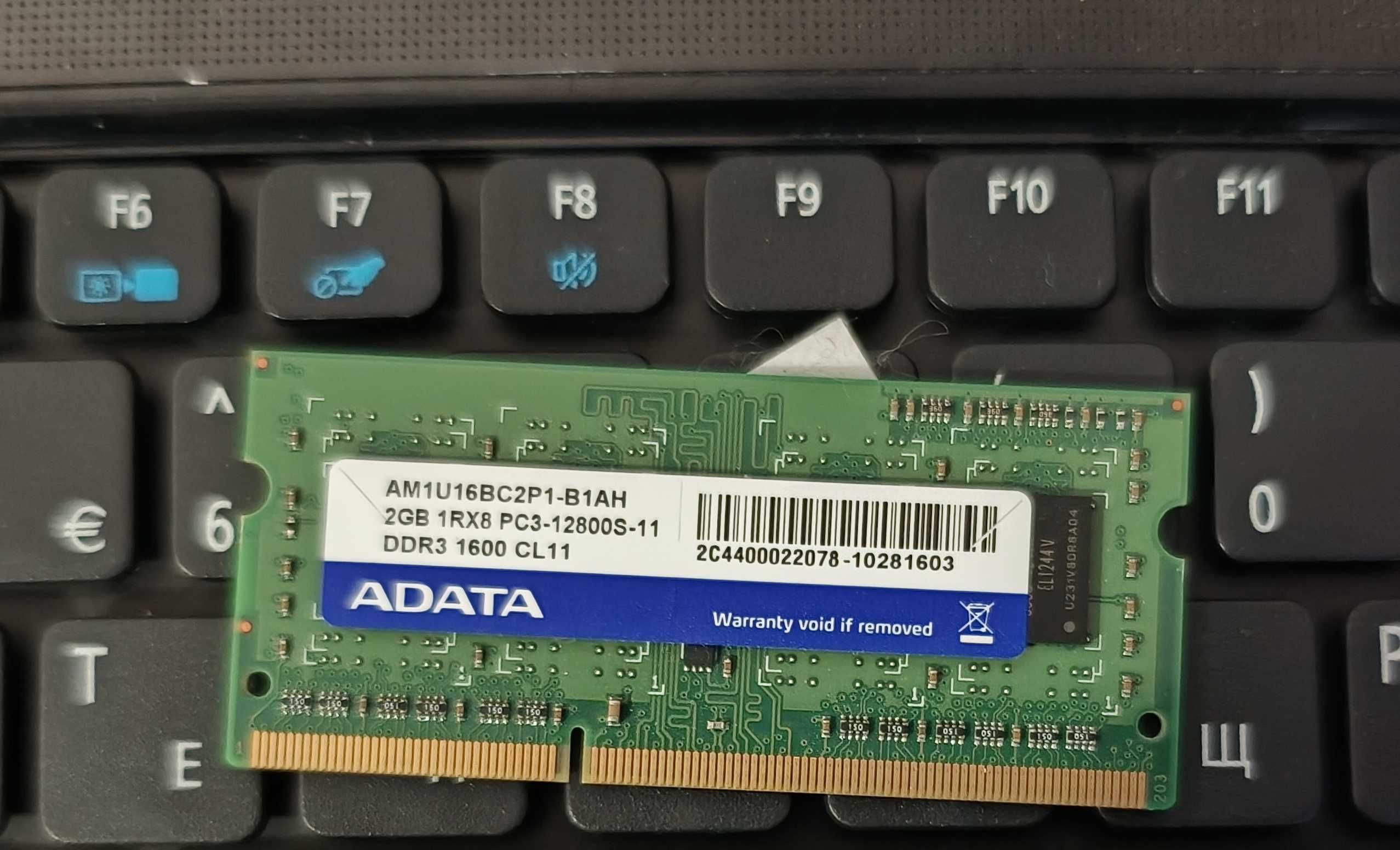 ddr3 sodimm для ноутбуку 2Gb 1600MHz 1.5v