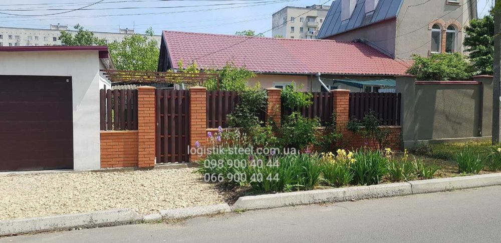 Штакетник Штахетник металевий
Евроштакетник Двухсторонний
