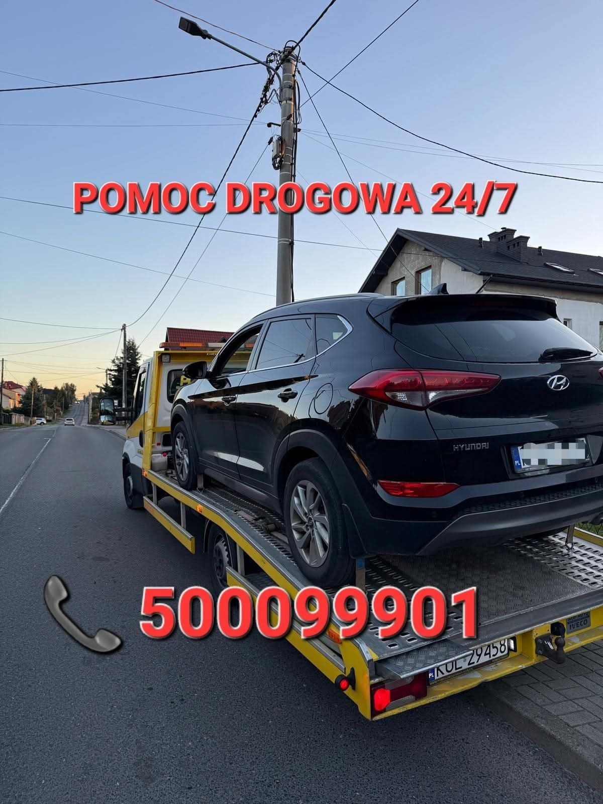 Pomoc Drogowa 24H/7 Holowanie Busów Bus Transport  Małopolska Śląsk UE