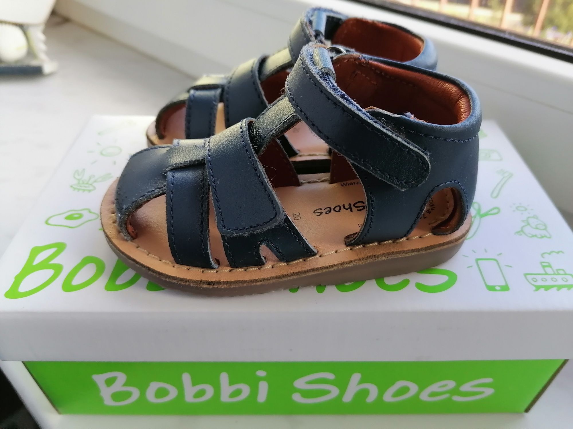 Buty Buciki Sandały Sandałki, Bobbi Shoes, rozmiar 20