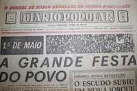 Jornal - Diário Popular - Lisboa - Relativo ao 1º de Maio 1974