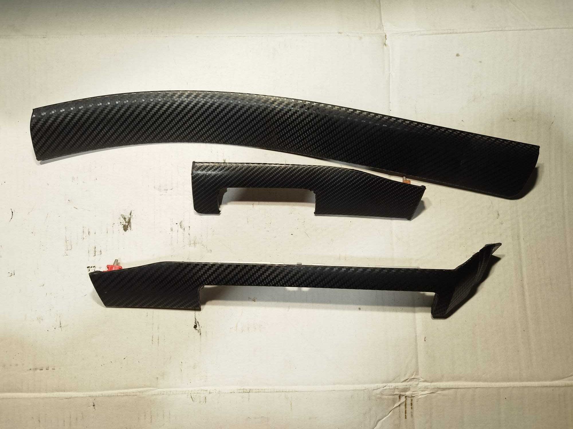 Conjunto Frisos Tablier BMW e46 "carbono"