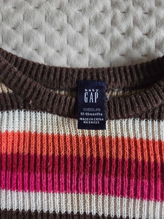 Sukienka sweterkowa GAP 12-18m dziewczęca.