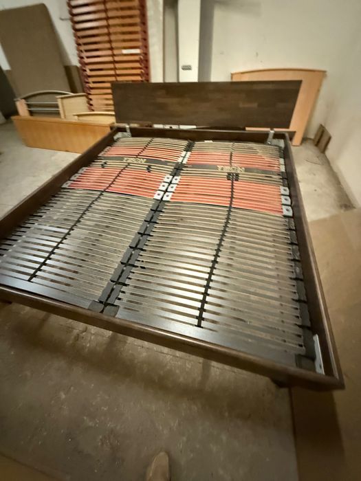 Stylowe drewniane łóżko 220x200 + stelaże z Niemiec DOWÓZ DO DOMU