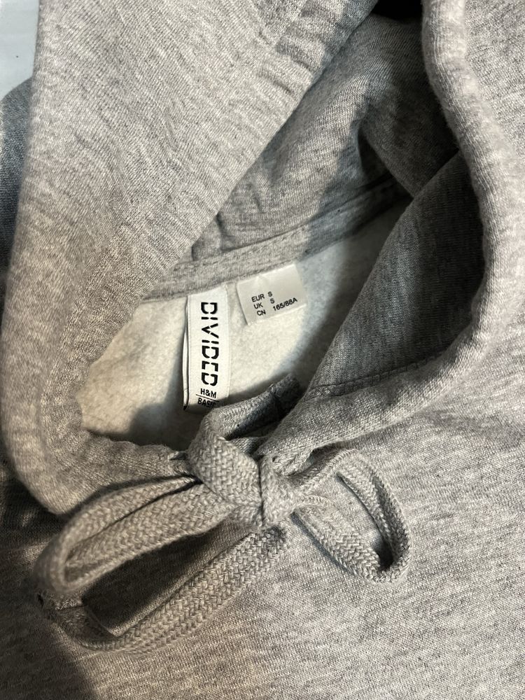 Szara bluza z kapturem Nasa H&M S