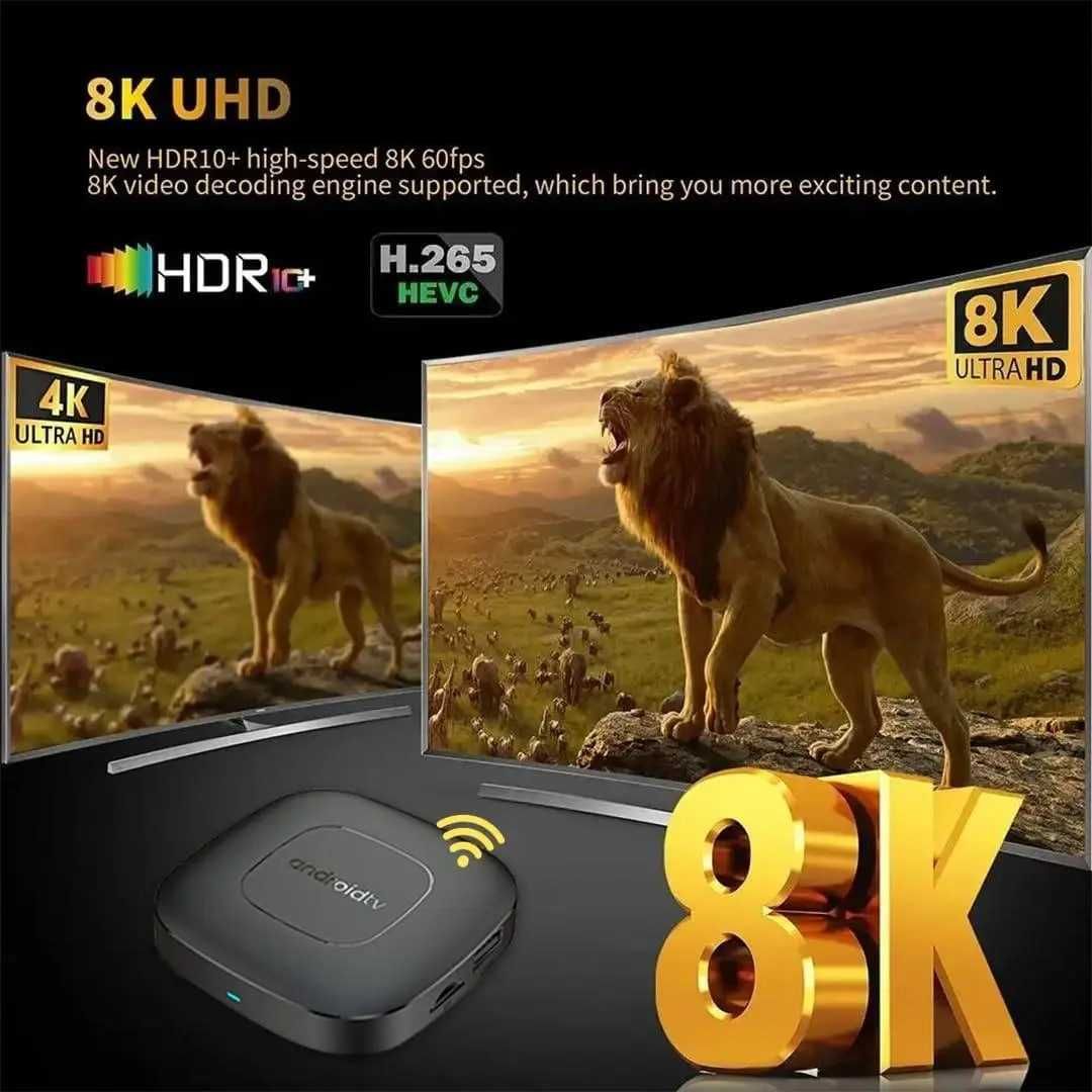 Mortal T1 2/16 Gb Смарт ТВ приставка Android TV 10 Allwinner H313
