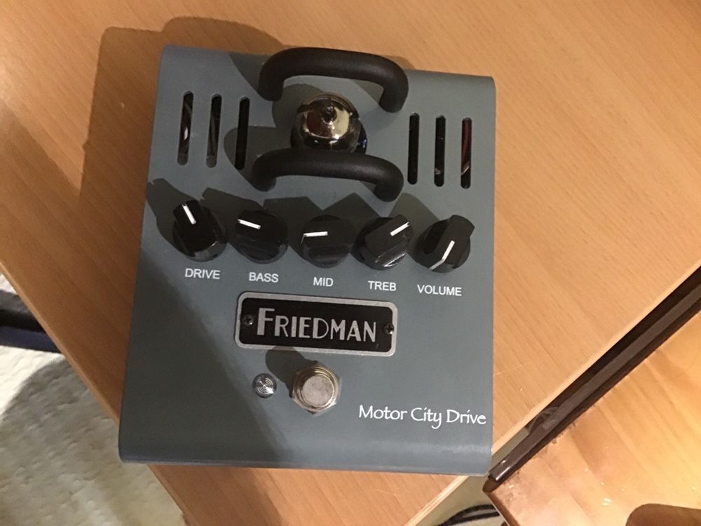 Friedman Motor City Drive  pedal valvulado  rigorosamente novo