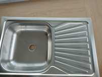 Zlew kuchenny jednokomorowy+ bateria