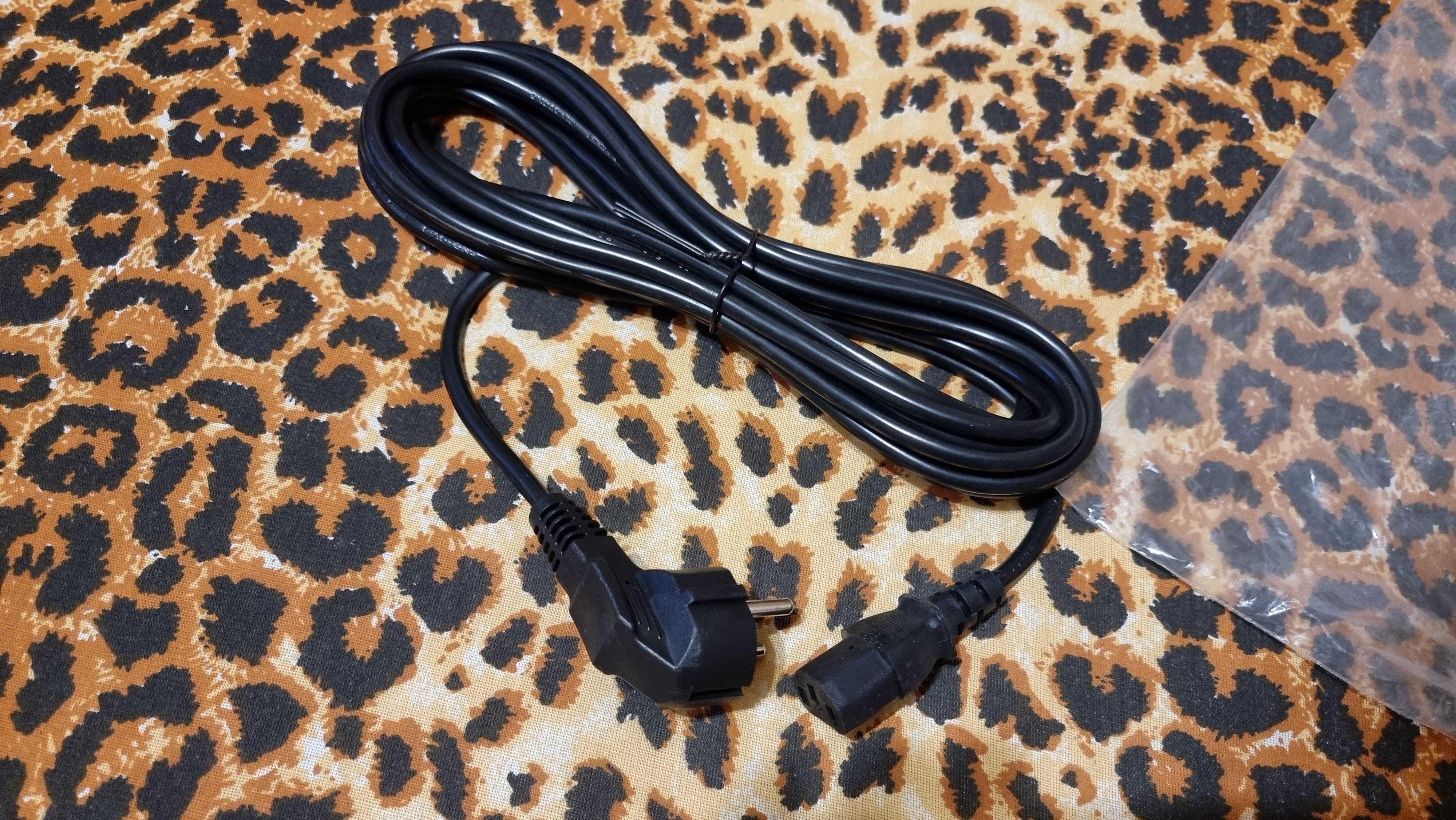 Продам шнур кабель питания IEC разъем C13 Euro евро вилка (5 метровый)