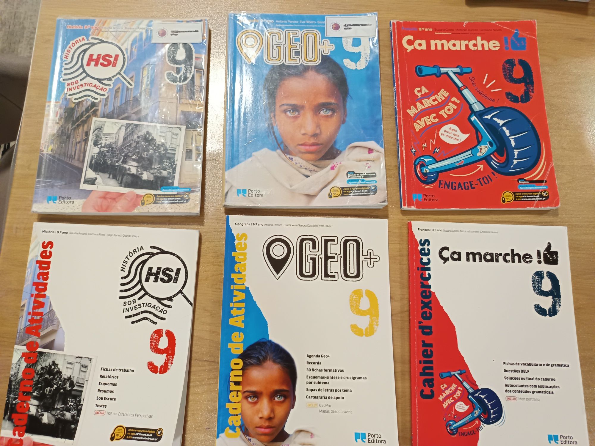 Livros escolares 9 ano