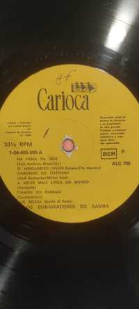 Vinil vinyl Os Embaixadores do Samba edição Angola 1974