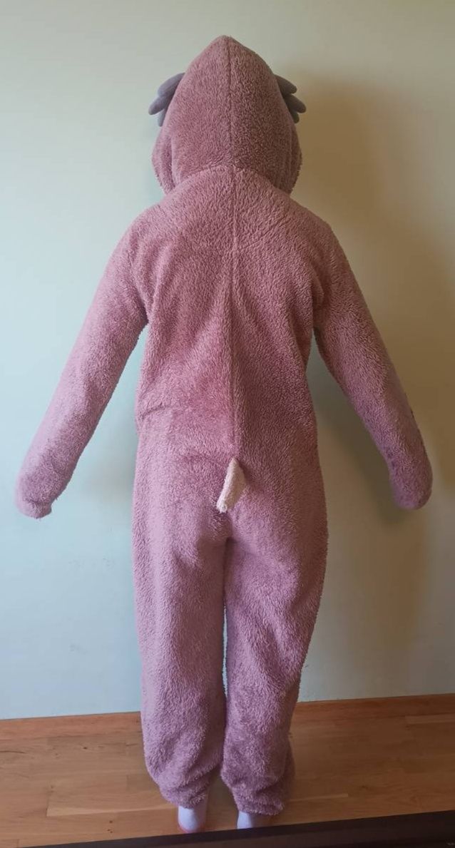 Kostium strój renifer piżama onesie rozm.S ok. 160 cm