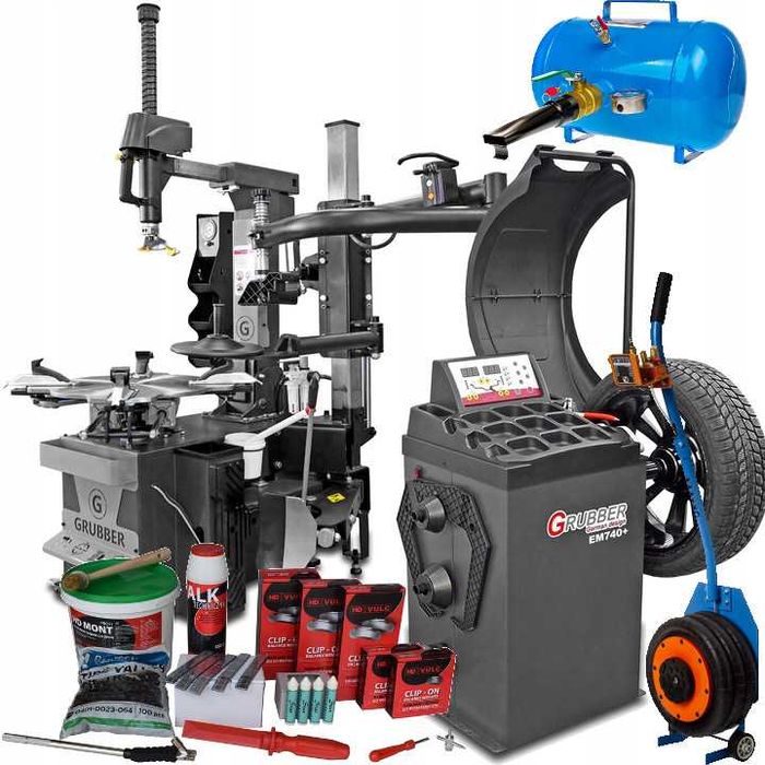 WULKANIZACJA Montażownica Wyważarka Inflator Podnośnik Akcesoria