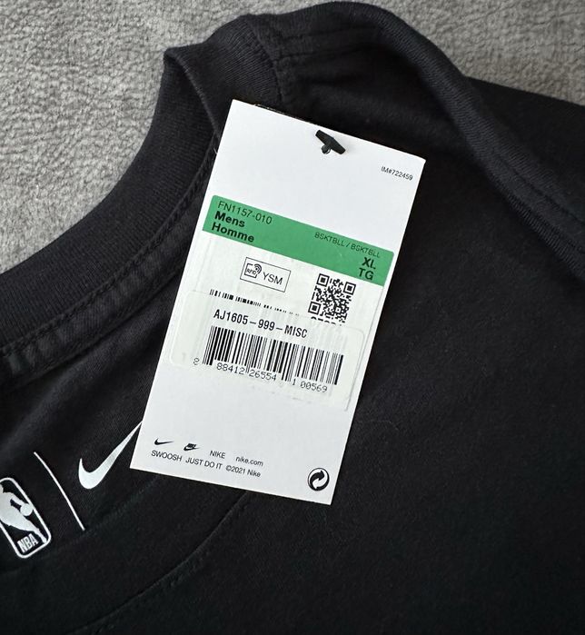 Футболка Nike T-Shirt Nba Golden State Warriors City Edition Black