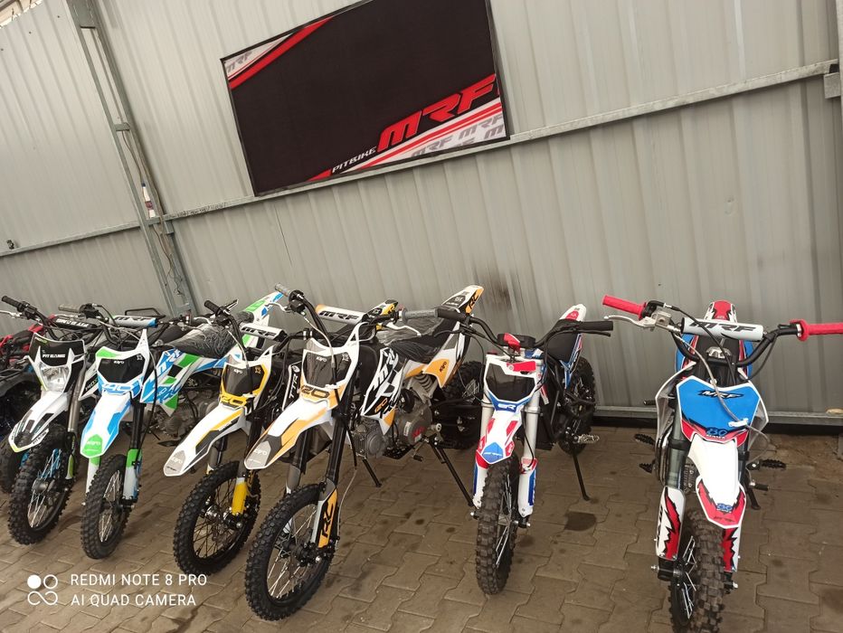 NOWE MRF cross 140 RC lub 120 i 80 elektryczne pitgang KAYO