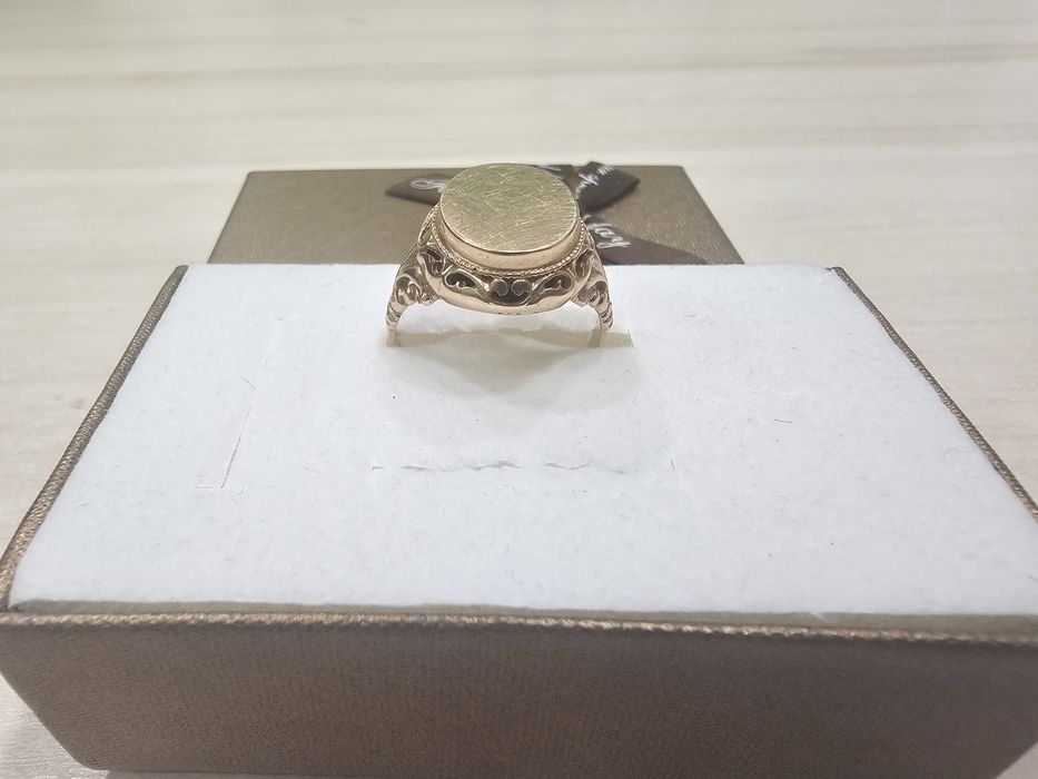 Złoty sygnet męski BEZ OCZEK ROZMIAR 25 PR 585