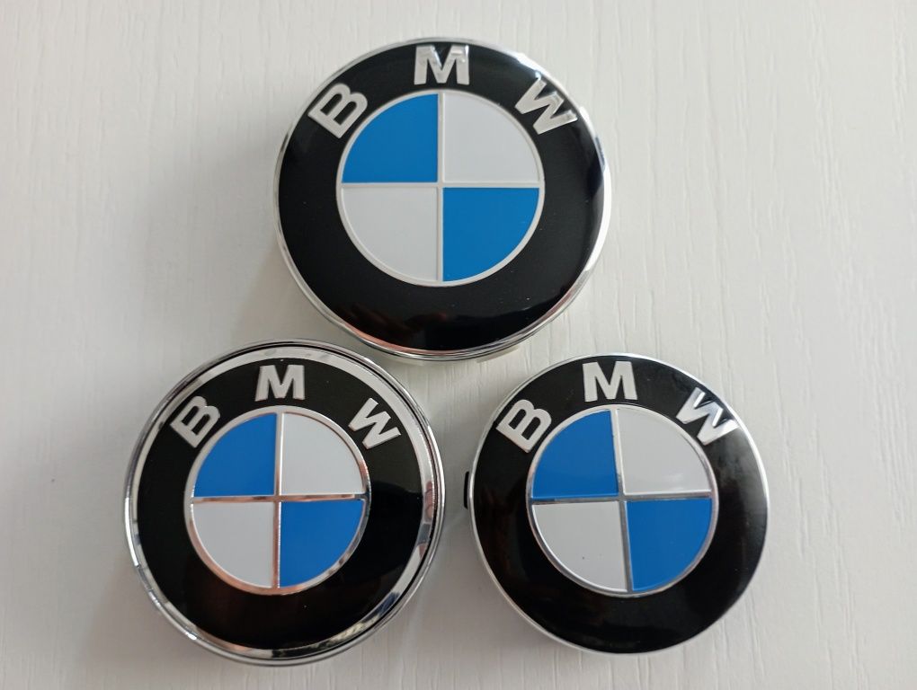 Nowe dekielki kapsle BMW rozmiar 68mm 56mm 60mm folia kolor klasyczny