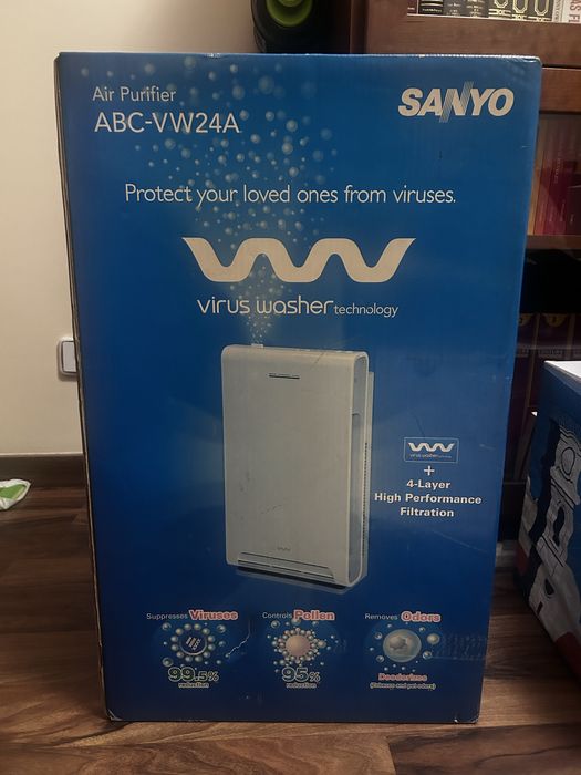 Purificador de Ar SANYO ABC-VW24A – Virus Washer Technology