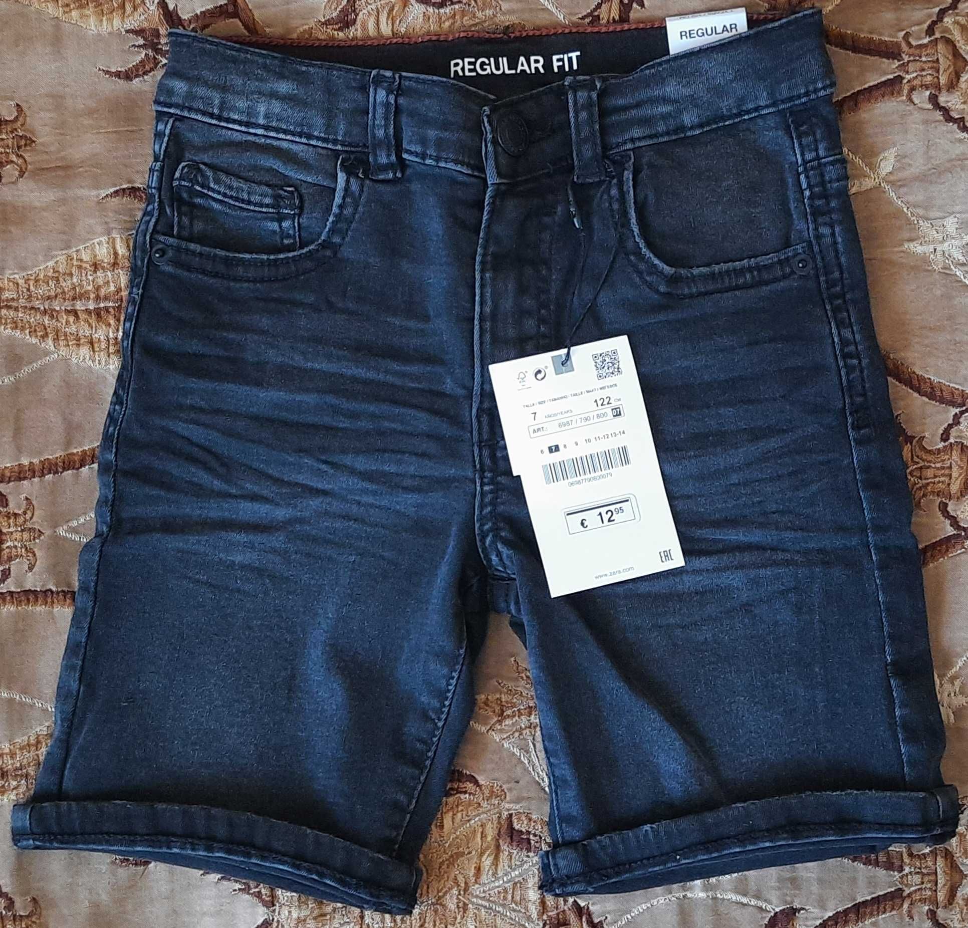 Новые стильные джинсовые шорты p.7лет. Zara Оригинал!