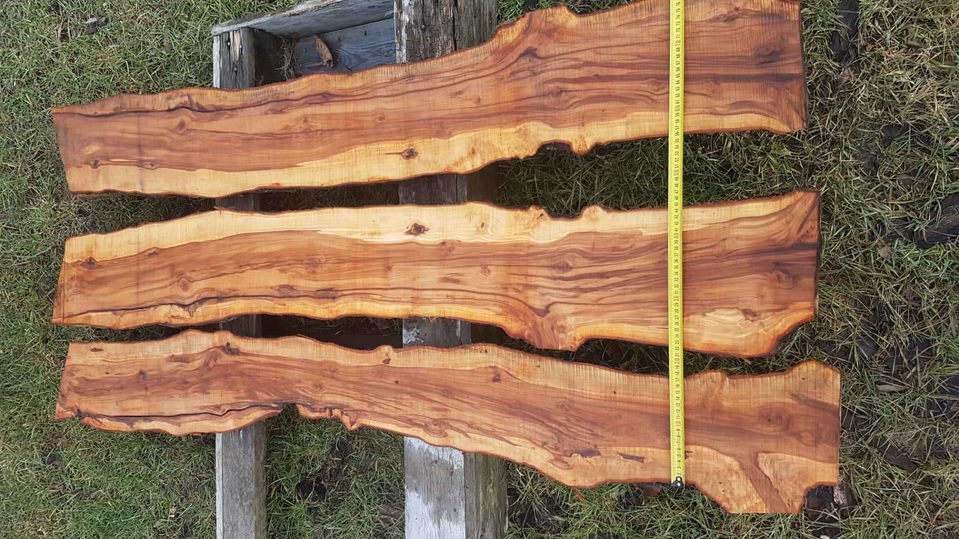 Blat monolit deska tarcica jabłoń czereśnia live edge