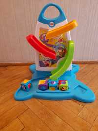 Fisher price edukacyjna zabawka sciana z klockami