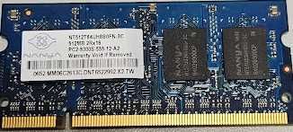 Pamięć DDR2 Nanya NT512T64UH8B0FN-3C 512MB PC2-530