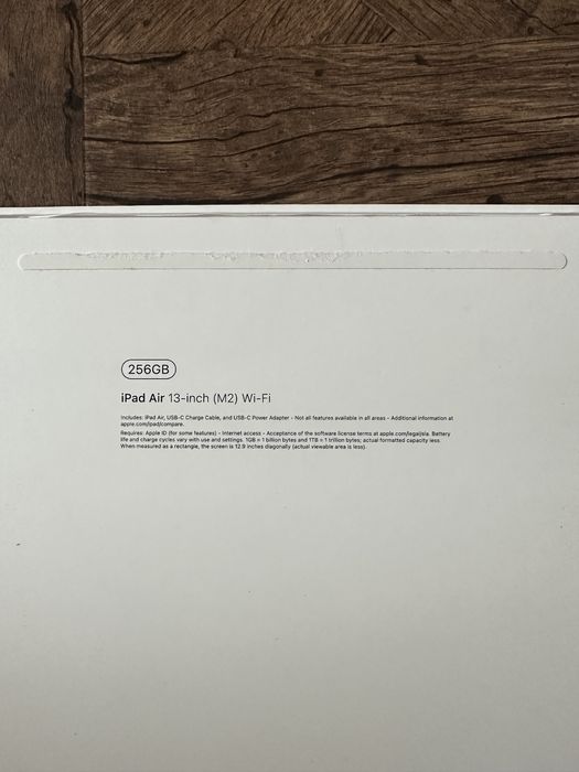 ipad air 13 inch m2 256GB