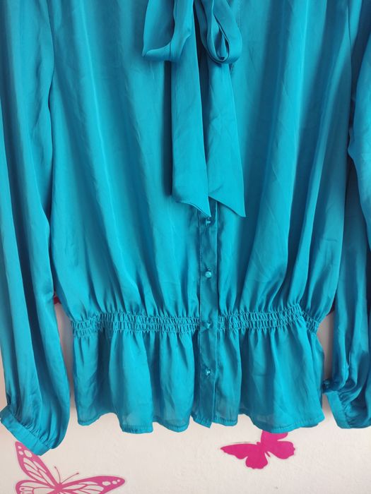 Satynowa elegancka bluzka r. 44