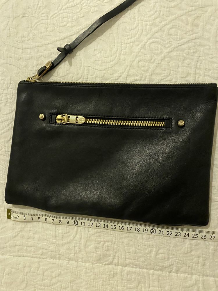 Carteira/clutch em pele, MassimoDutti