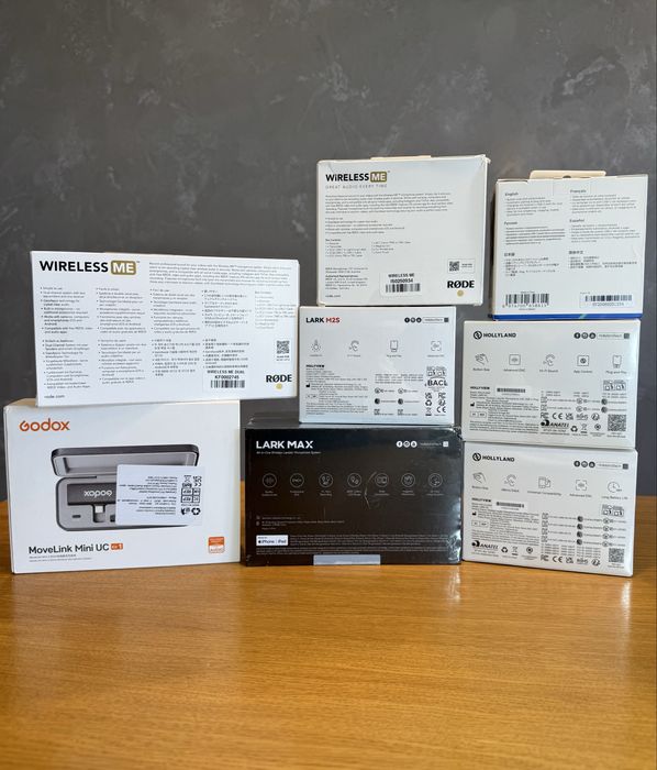 Накамерна радіосистема Rode Wireless GO II, Hollyland lark max duo