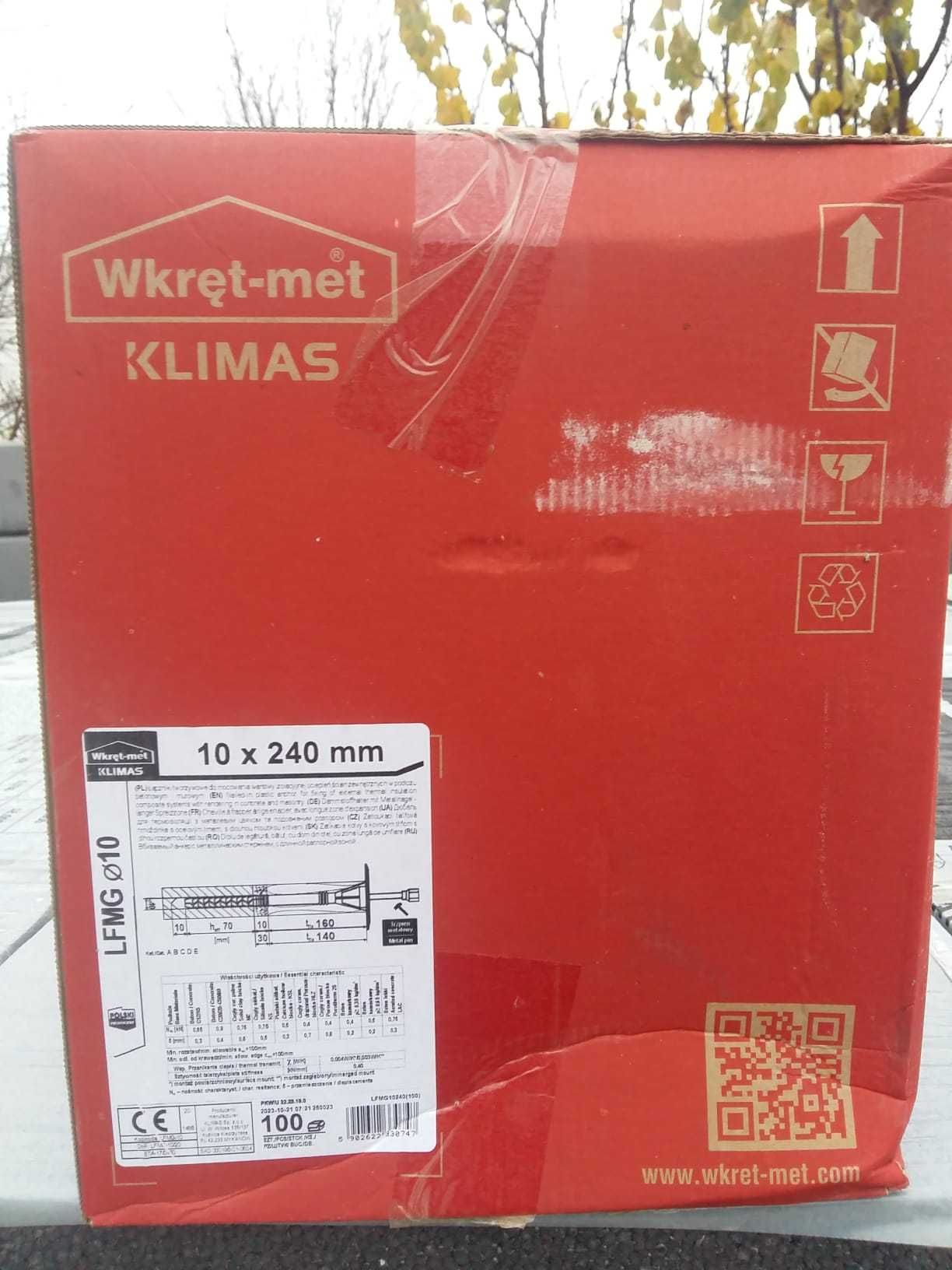 Kołki do styropianu trzpień metal dł. 24cm