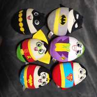 Maskotki DC. Batman, Joker, Superman, Catwoman, Robin, Wonder Woman