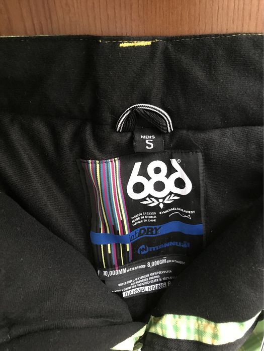 Штани гірськолижні/сноубордичні чоловічі бренд «686», мембрана, р-р S