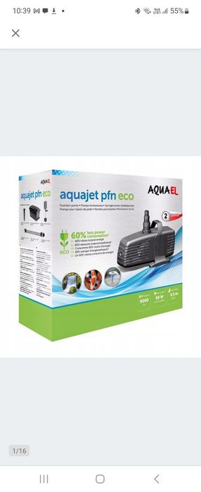 AQUAEL PFN-10000 ECO pompą do oczka wodnego