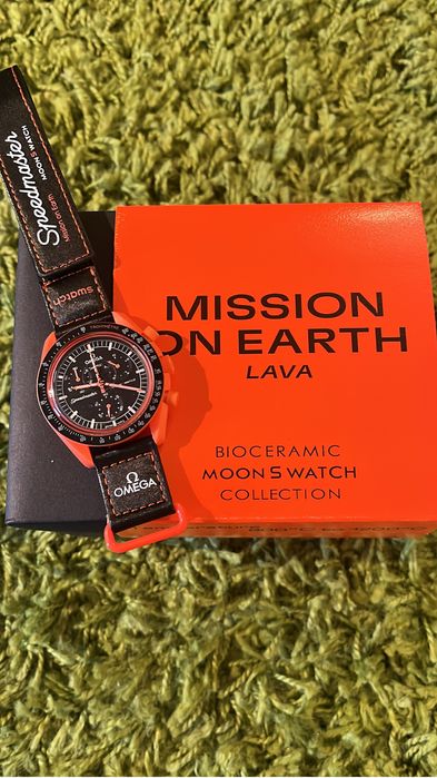 Swatch omega mission to lava