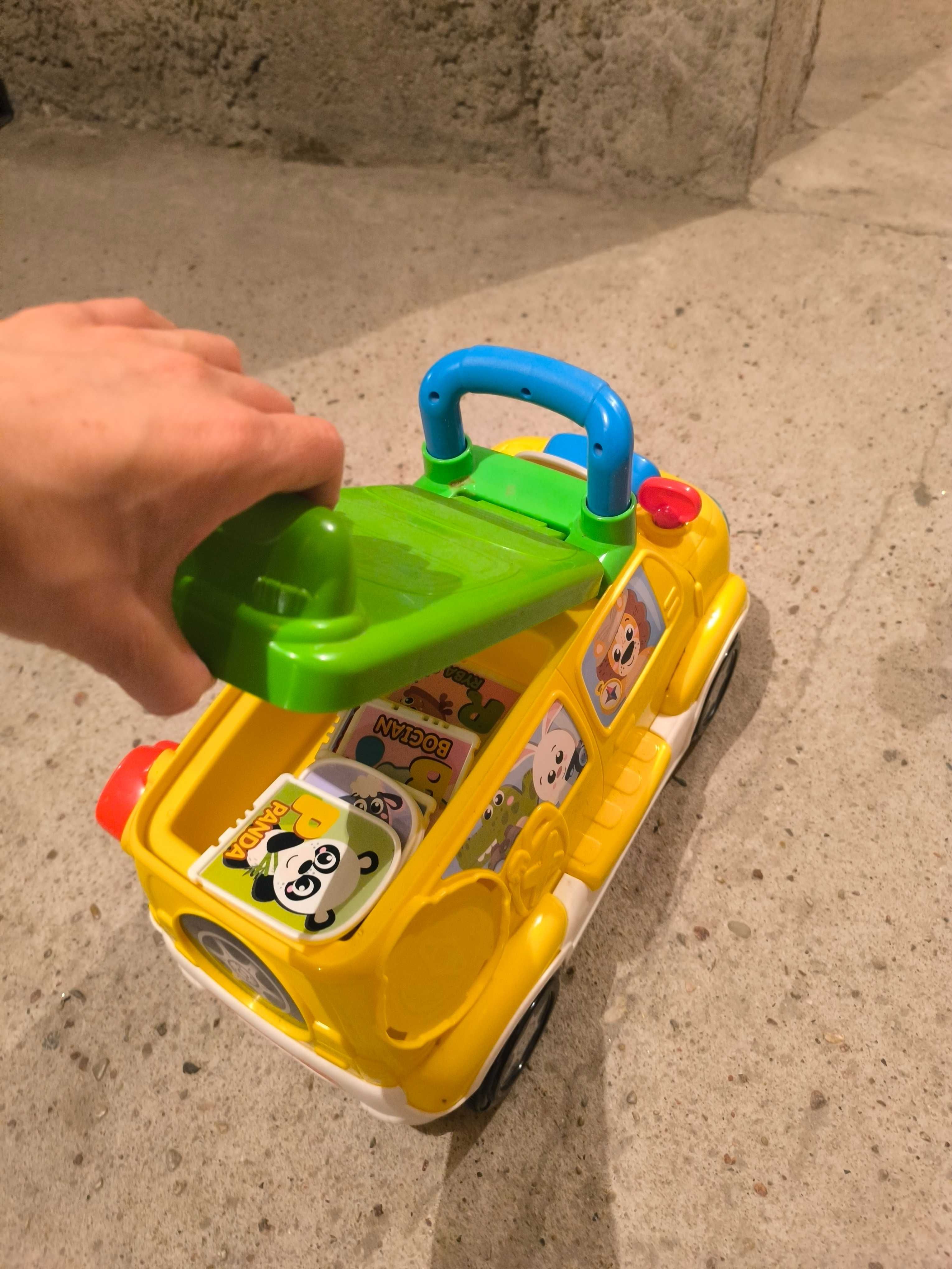 Autko jeździk edukacyjny grajacy