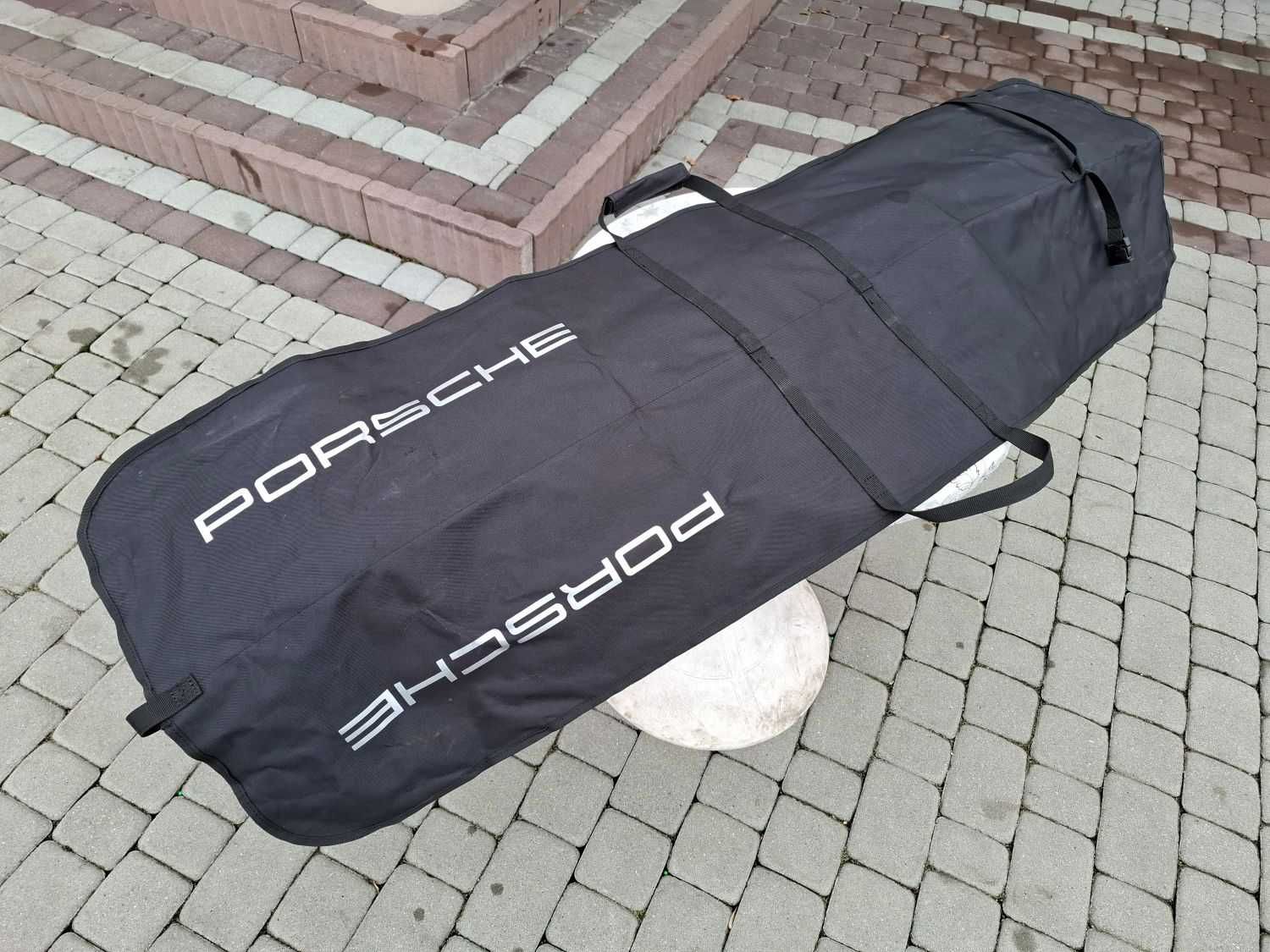 Oryginalny Bagażnik Dachowy Porsche Macan Belki Relingi Thule Jak Nowy