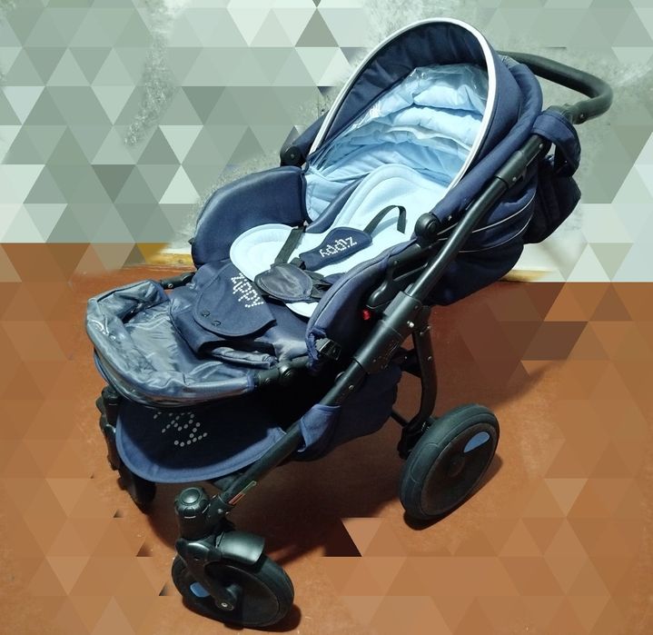 Коляска універсальна 2 в 1 TUTIS Zippy Silver Plus