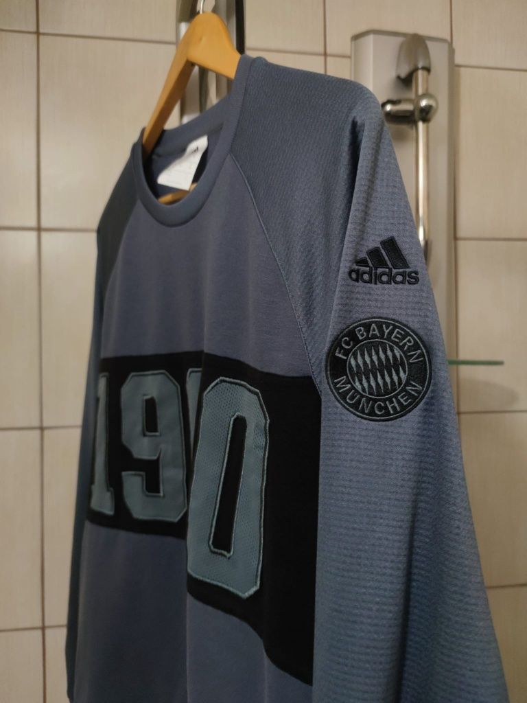 bluza hoodie kangurka M longsleeve adidas Bayern Munchen Monachium 190