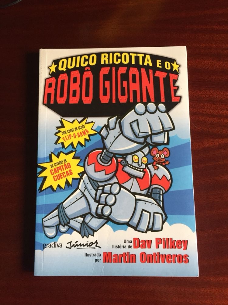 Livros Quico Ricotta e o Robô Gigante