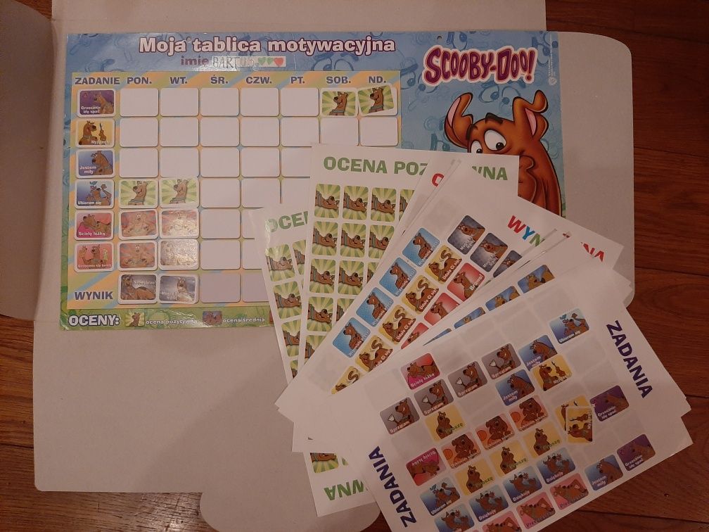 Tablica motywacyjny Scooby-Doo