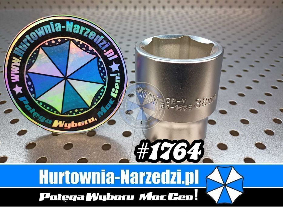 Nasadka 38mm 3/4" CrV klucz nasadowy 38mm klucz 38mm HONITON