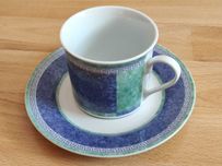 Filiżanka i spodek do kawy / filiżanka ze spodkiem / porcelana / 1 szt