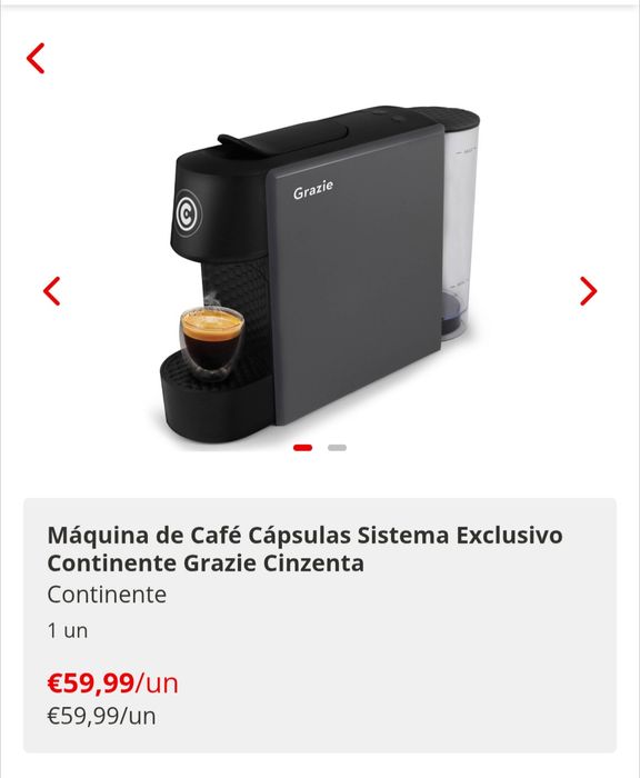 Máquina de cápsulas continente