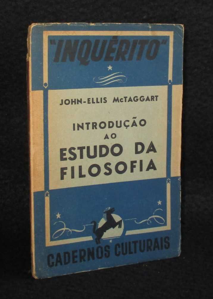 Livro Introdução ao Estudo da Filosofia John-Ellis McTaggart