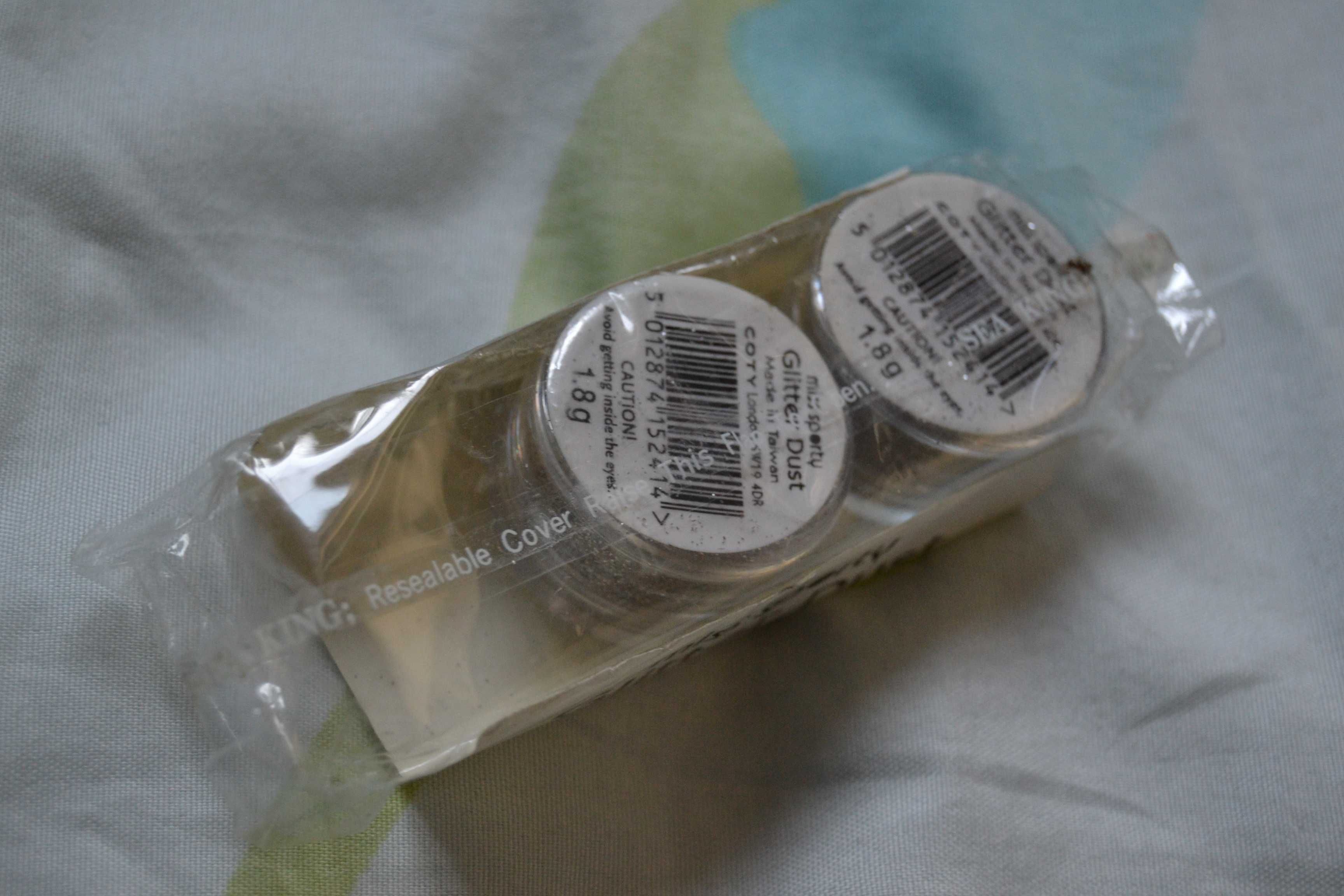 Srebrny brokat Miss Sporty Glitter Dust sypki Nowy