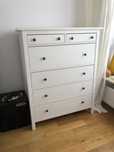 Komoda drewniana HEMNES Ikea 108x131 cm